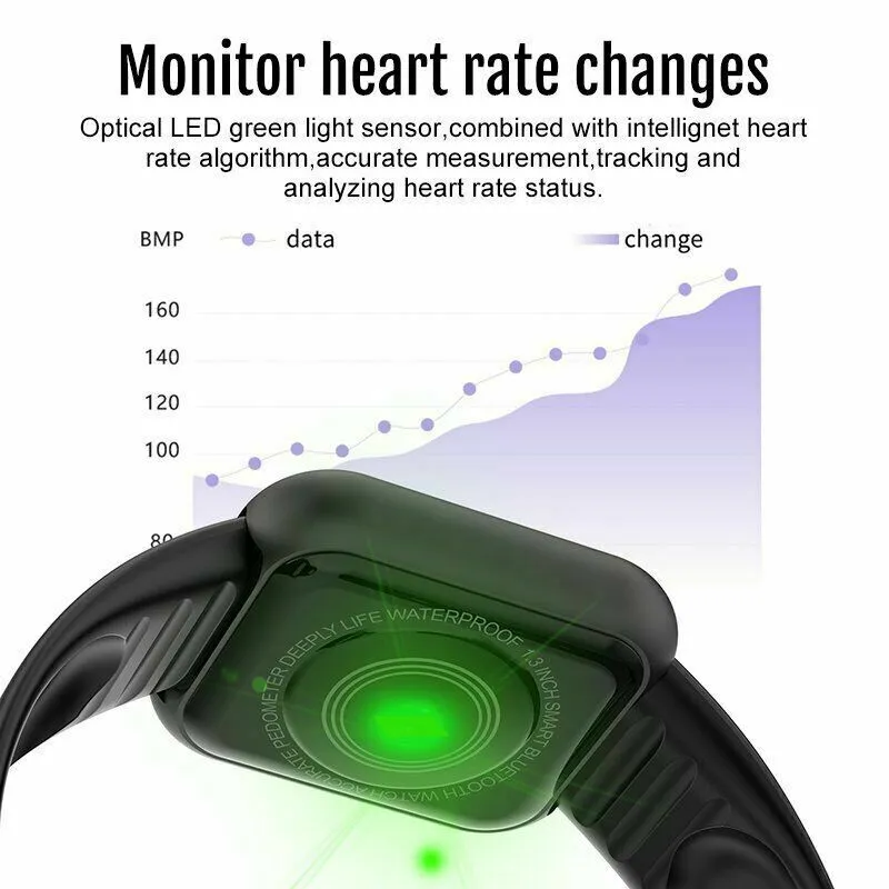 Buy Multifunctional Smart Watch Men Women Bluetooth Connected Phone Music Fitness Sports Bracelet Sleep Monitor Y68 Smartwatch D20 At Best Price in pakistan and other countries